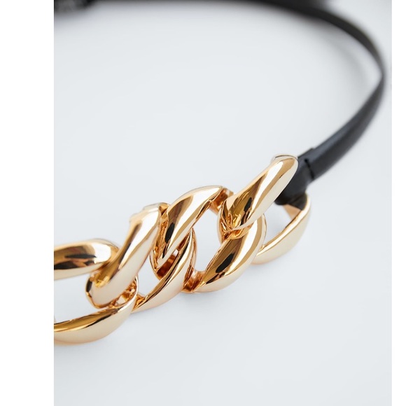 ✨BLOGGER FAV✨ NWT Zara Link Belt - Picture 7 of 9